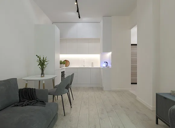 Дизайн однокомнатной квартиры по адресу: улица Эдварда Грига, дом 17