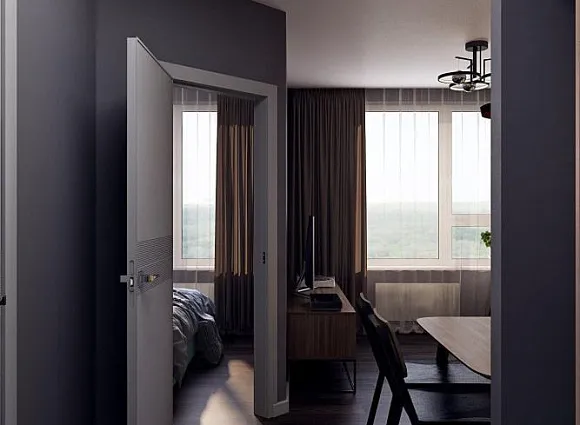 Дизайн-проект квартиры 38 кв.м в ЖК Новая Звезда_7 Дизайн-проект квартиры 38 кв.м в ЖК Новая Звезда