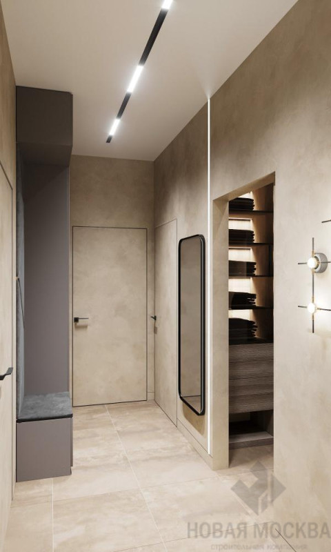 Дизайн квартиры 46 кв. м в ЖК Крылья_15 Дизайн квартиры 46 кв. м в ЖК Крылья_15