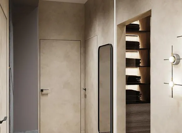 Дизайн квартиры 46 кв. м в ЖК Крылья_15 Дизайн квартиры 46 кв. м в ЖК Крылья