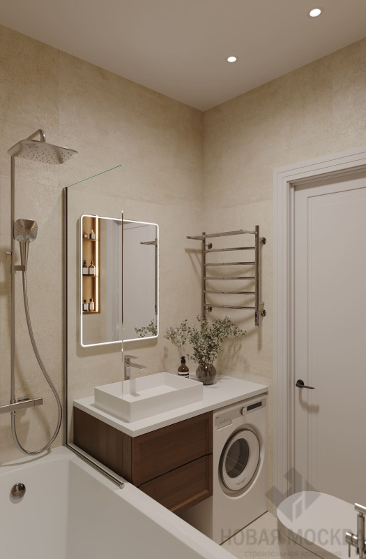 Дизайн однокомнатной квартиры по адресу: поселок Заречье, Мещерский бульвар, дом 2_21 Дизайн однокомнатной квартиры по адресу: поселок Заречье, Мещерский бульвар, дом 2_21