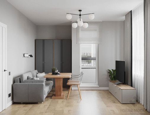 Дизайн двухкомнатной квартиры по адресу: проспект Куприна, дом 3, корпус А_0