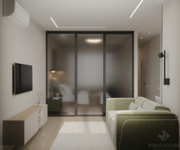 Дизайн однокомнатной квартиры по адресу Аминьевское шоссе, дом 4Д, корпус В_2