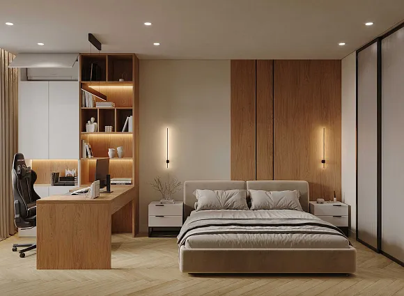 Дизайн однокомнатной квартиры по адресу: улица Архитектора Власова, дом 71, корпус 2