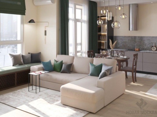 Дизайн квартиры 83 кв.м в ЖК Скандинавия_0