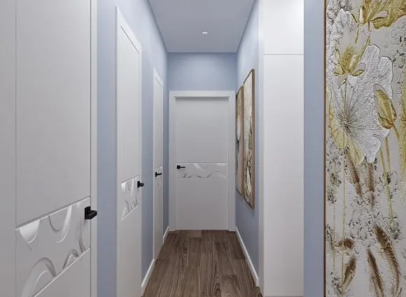 Дизайн 2-комнатной квартиры 60 кв.м в ЖК Скандинавия