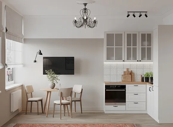 Дизайн квартиры-студии по адресу: проспект Магеллана, дом 3