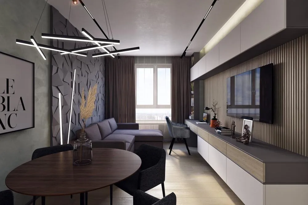 Дизайн 2-комнатной квартиры 62 кв.м в ЖК Скандинавия_41 Дизайн 2-комнатной квартиры 62 кв.м в ЖК Скандинавия