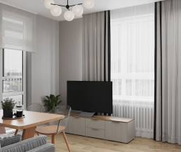 Дизайн двухкомнатной квартиры по адресу: проспект Куприна, дом 3, корпус А_2