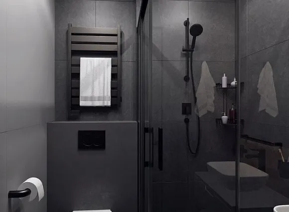 Дизайн двухкомнатной квартиры 59 кв.м в ЖК Скандинавия_25 Дизайн двухкомнатной квартиры 59 кв.м в ЖК Скандинавия