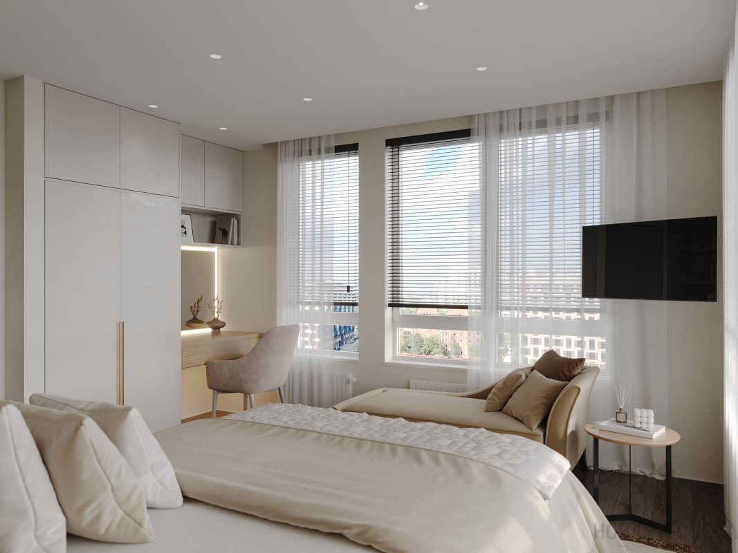 Дизайн двухкомнатной квартиры по адресу: улица Василия Аксенова, дом 2_10 Дизайн двухкомнатной квартиры по адресу: улица Василия Аксенова, дом 2_10