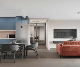 Частичный дизайн квартиры по адресу: Москва, поселение Сосенское, поселок Коммунарка, микрорайон Эдальго, дом 1_1