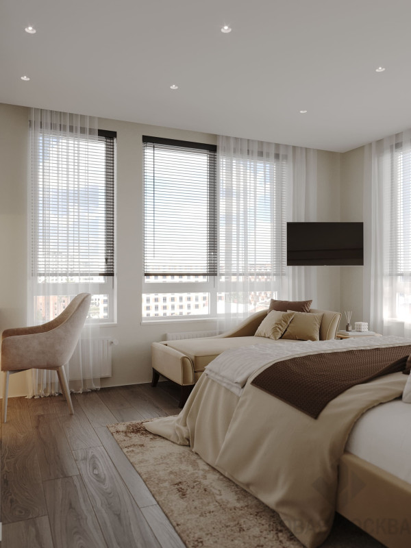 Дизайн двухкомнатной квартиры по адресу: улица Василия Аксенова, дом 2_9 Дизайн двухкомнатной квартиры по адресу: улица Василия Аксенова, дом 2_9