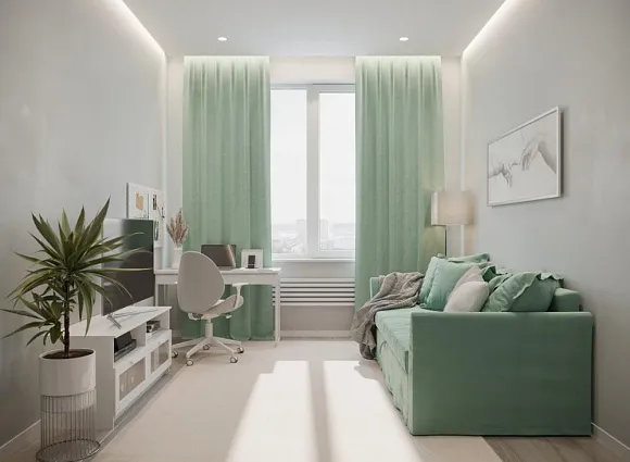 Дизайн трехкомнатной квартиры 88 кв.м в ЖК Скандинавия_22 Дизайн трехкомнатной квартиры 88 кв.м в ЖК Скандинавия