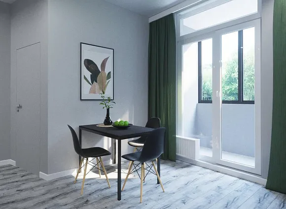 Дизайн квартиры 39 кв.м в ЖК Скандинавия_2 Дизайн квартиры 39 кв.м в ЖК Скандинавия