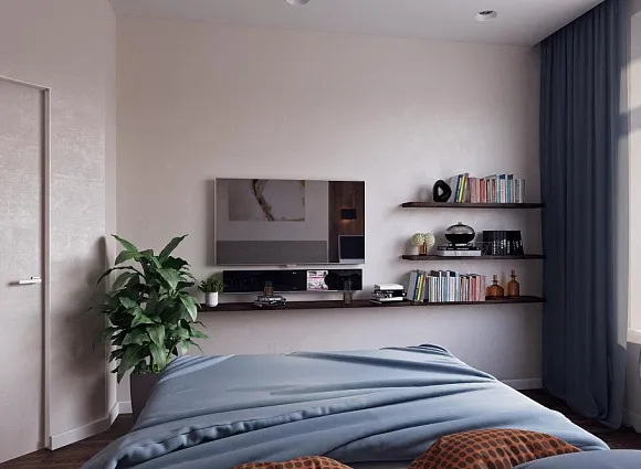 Дизайн-проект 1-комнатной квартиры 42 кв.м в ЖК Рассказово_7 Дизайн-проект 1-комнатной квартиры 42 кв.м в ЖК Рассказово