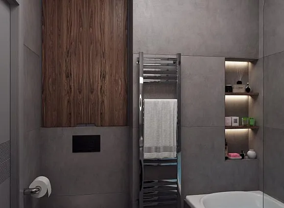 Дизайн-проект квартиры 38 кв.м в ЖК Новая Звезда_16 Дизайн-проект квартиры 38 кв.м в ЖК Новая Звезда