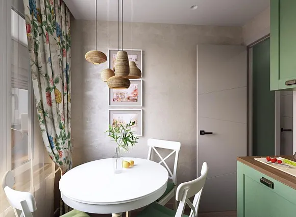 Дизайн квартиры 42 кв. м в Люблино_2 Дизайн квартиры 42 кв. м в Люблино