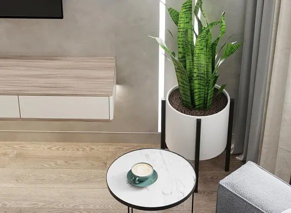 Дизайн квартиры 46 кв. м в ЖК Крылья_7 Дизайн квартиры 46 кв. м в ЖК Крылья