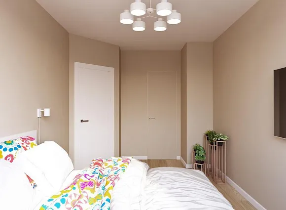 Дизайн-проект квартиры 35 кв.м в ЖК Поколение