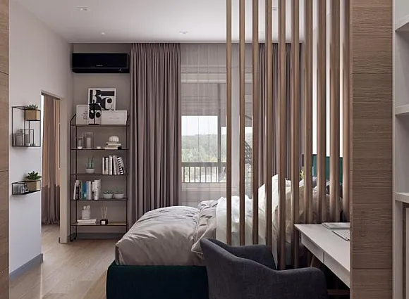 Дизайн квартиры 43 кв.м в ЖК Лесопарковый_9 Дизайн квартиры 43 кв.м в ЖК Лесопарковый