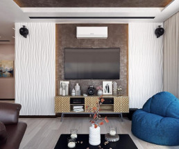 Дизайн-проект 4-комнатной квартиры 120,90 кв.м по адресу г. Москва, Электролитный проезд, д.16, к. 7_1