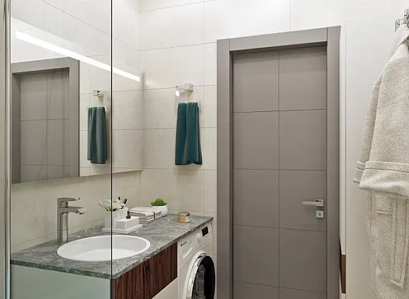 Дизайн квартиры 43 кв.м в ЖК Лесопарковый_21 Дизайн квартиры 43 кв.м в ЖК Лесопарковый