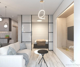 Дизайн-проект 1-комнатной квартиры 40 кв.м в ЖК Скандинавия_2