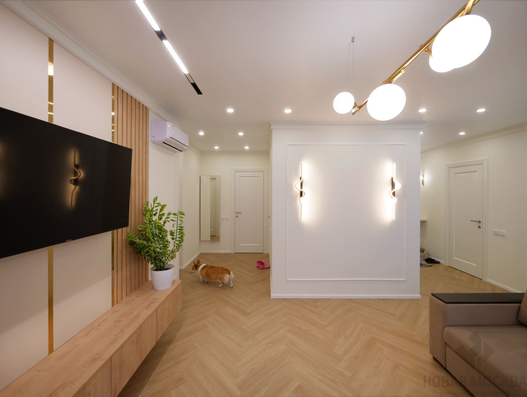 Ремонт под ключ двухкомнатной квартиры по адресу ул. Поляны, 5а-1_0 Ремонт под ключ двухкомнатной квартиры по адресу ул. Поляны, 5а-1_0