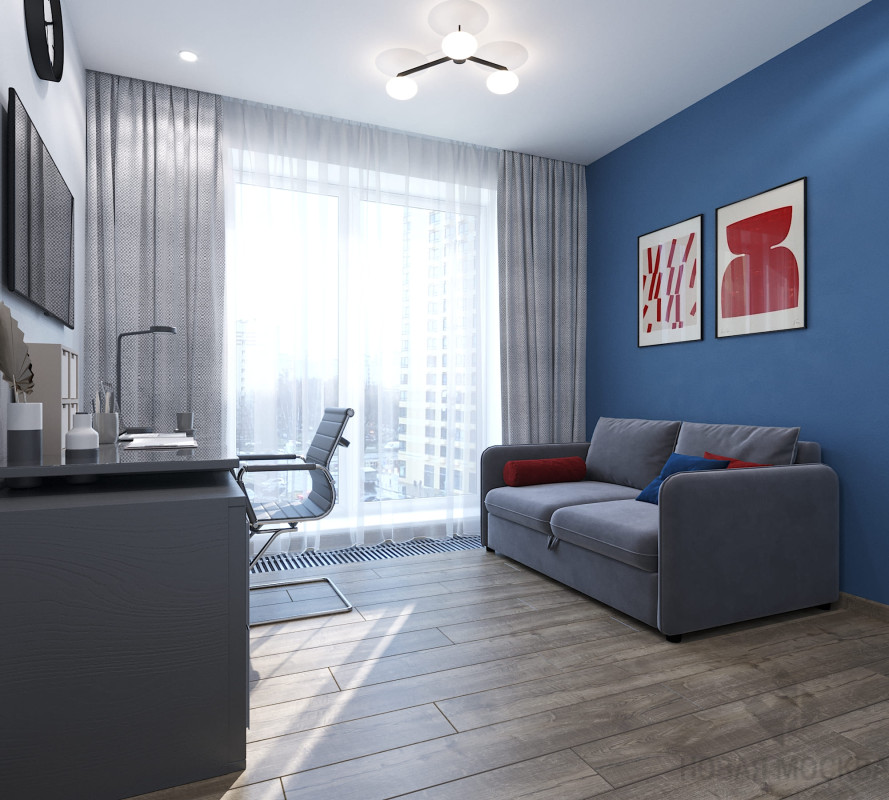 Дизайн двухкомнатной квартиры по адресу: Очаковское шоссе, 9А_14 Дизайн двухкомнатной квартиры по адресу: Очаковское шоссе, 9А_14