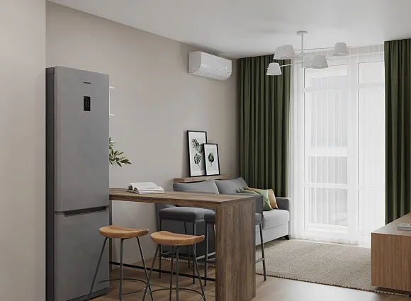 Дизайн двухкомнатной квартиры по адресу: улица Бартеневская, дом 18, корпус 1