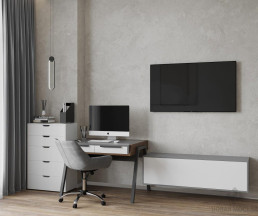 Дизайн однокомнатной квартиры 40 кв. м в ЖК Скандинавия Юг_2