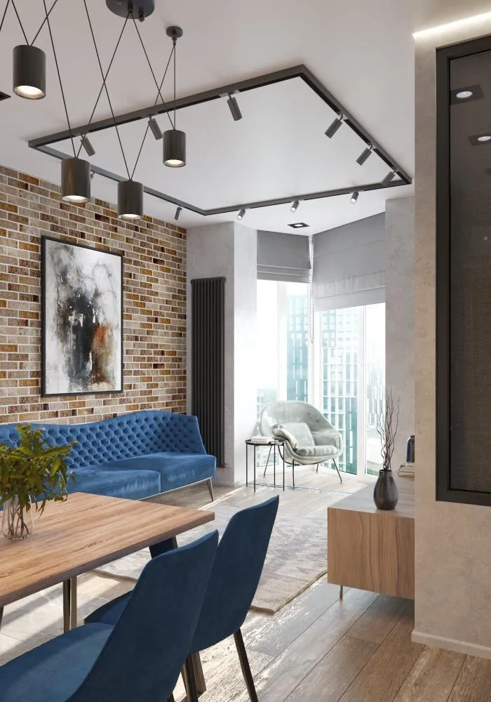 Дизайн однокомнатной квартиры 40 кв. м в ЖК Невский_6 Дизайн однокомнатной квартиры 40 кв. м в ЖК Невский