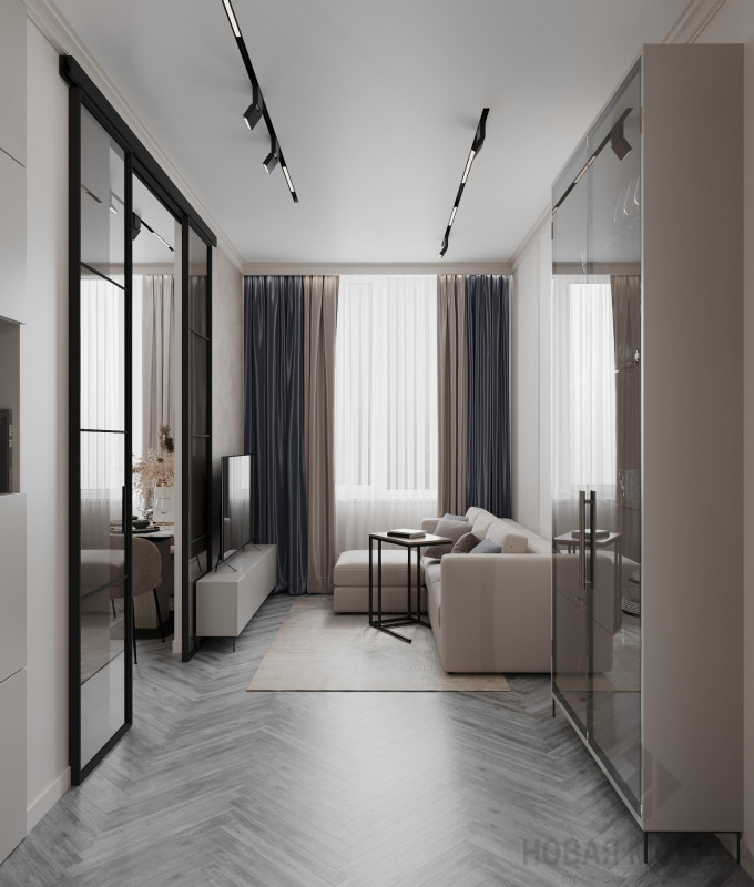 Дизайн трехкомнатной квартиры по адресу ул. Эдварда Грига, дом 17_6 Дизайн трехкомнатной квартиры по адресу ул. Эдварда Грига, дом 17_6