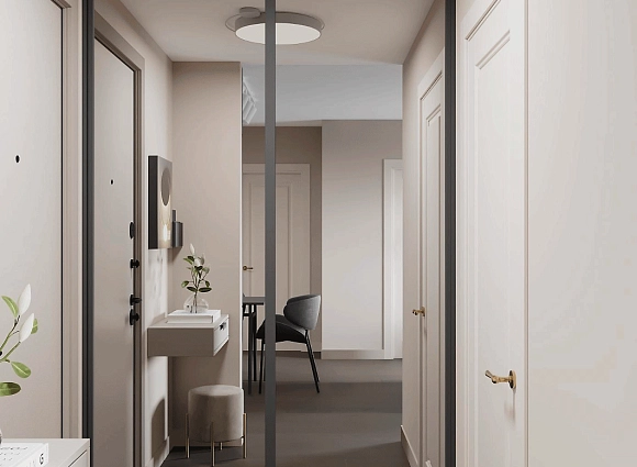 Частичный дизайн квартиры по адресу: Москва, поселение Сосенское, поселок Коммунарка, микрорайон Эдальго, дом 1