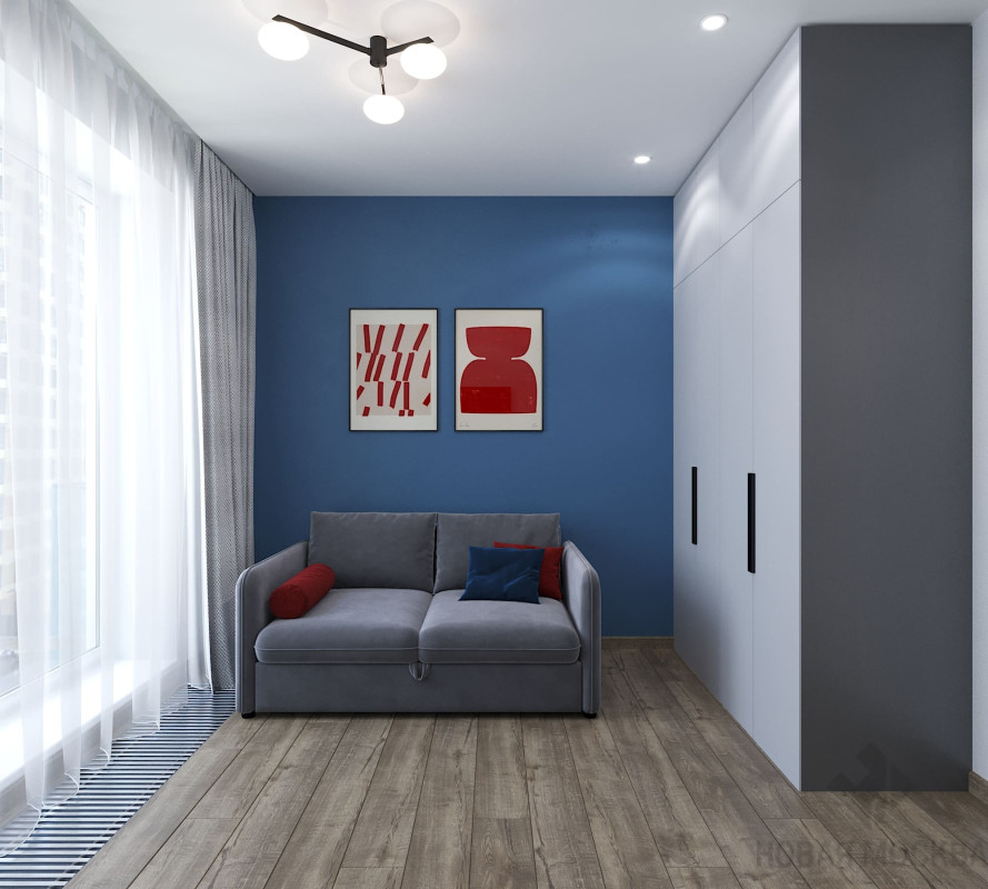 Дизайн двухкомнатной квартиры по адресу: Очаковское шоссе, 9А_13 Дизайн двухкомнатной квартиры по адресу: Очаковское шоссе, 9А_13