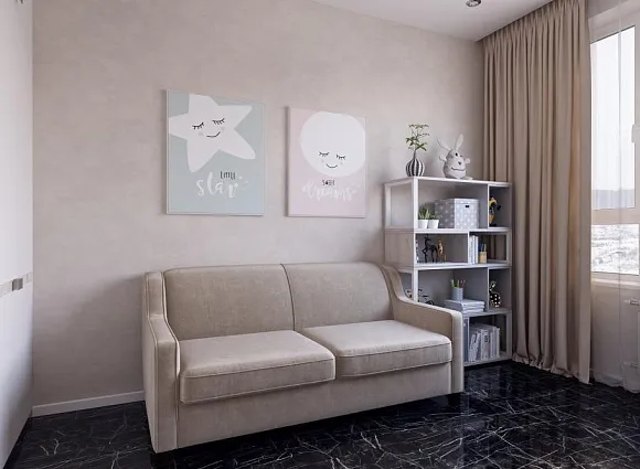 Дизайн двухкомнатной квартиры 59 кв.м в ЖК Скандинавия_20 Дизайн двухкомнатной квартиры 59 кв.м в ЖК Скандинавия