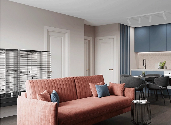 Частичный дизайн квартиры по адресу: Москва, поселение Сосенское, поселок Коммунарка, микрорайон Эдальго, дом 1