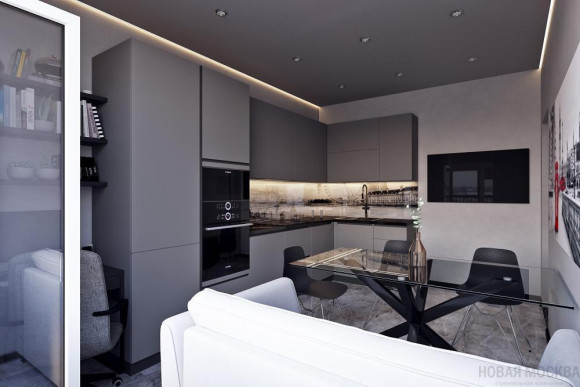 Дизайн двухкомнатной квартиры 59 кв.м в ЖК Скандинавия_0