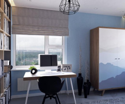 Дизайн-проект 2-комнатной квартиры 40,3 кв.м по адресу: Москва, посёлок Коммунарка, улица Бачуринская, дом 7, корпус 1_1