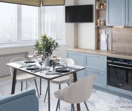 Дизайн квартиры 67 кв.м в Солнцево_2