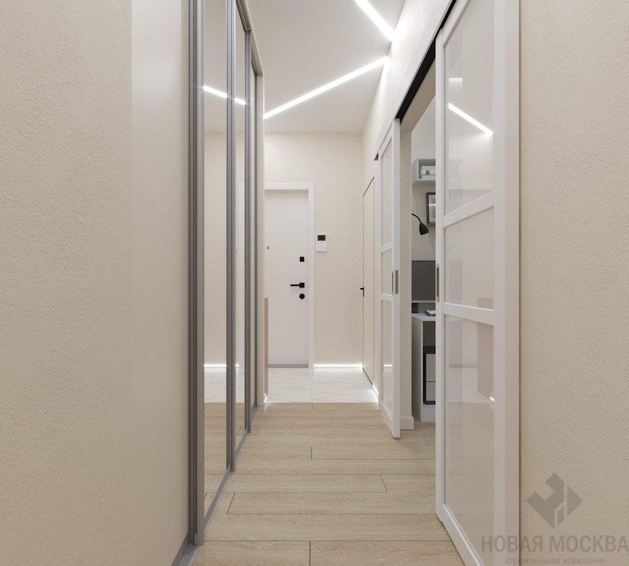 Дизайн двухкомнатной квартиры по адресу ул. Родниковая, дом 30, корпус 3_6 Дизайн двухкомнатной квартиры по адресу ул. Родниковая, дом 30, корпус 3_6