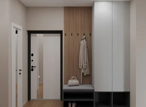 Дизайн двухкомнатной квартиры по адресу: улица Бартеневская, дом 18, корпус 1