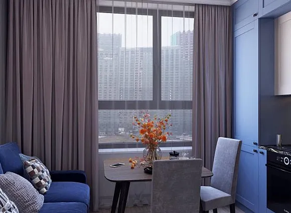 Дизайн квартиры 34 кв.м в ЖК Селигер Сити_2 Дизайн квартиры 34 кв.м в ЖК Селигер Сити