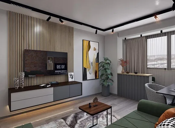 Дизайн квартиры 40 кв.м в Солнцево_0 Дизайн квартиры 40 кв.м в Солнцево