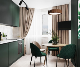 Дизайн двухкомнатной квартиры по адресу Челобитьевское шоссе, дом 2, корпус 1_2 Дизайн двухкомнатной квартиры по адресу Челобитьевское шоссе, дом 2, корпус 1_2