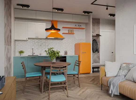 Дизайн квартиры 60 кв. м в ЖК Западный порт_0 Дизайн квартиры 60 кв. м в ЖК Западный порт