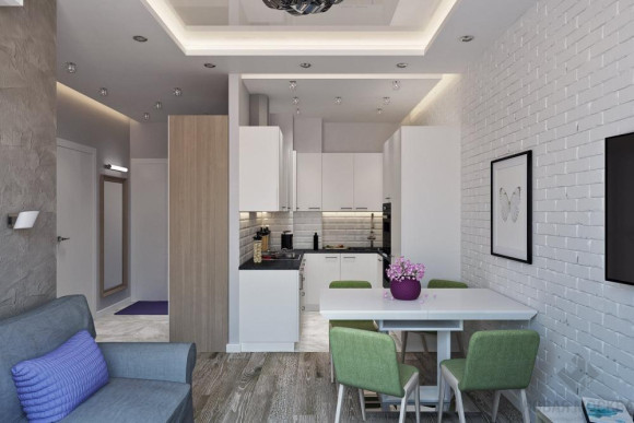 Дизайн-проект 1-комнатной квартиры 41.00 кв.м по адресу: Кронштадтский бул., д. 6, к. 3_0