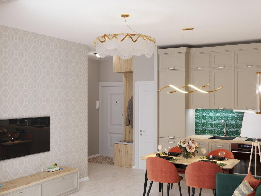 Дизайн-проект квартиры 40 кв.м в ЖК Поколение_4 Дизайн-проект квартиры 40 кв.м в ЖК Поколение_4