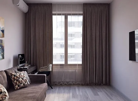 Дизайн-проект 1-комнатной квартиры в ЖК Символ_7 Дизайн-проект 1-комнатной квартиры в ЖК Символ